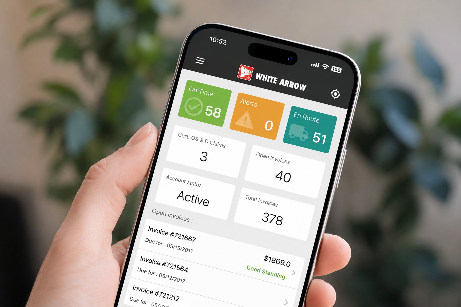 White Arrow mobile app