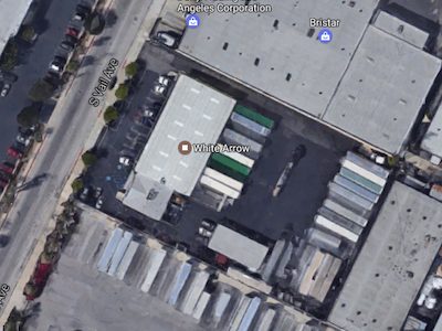 Satellite view of White Arrow headquarters in Montebello, California